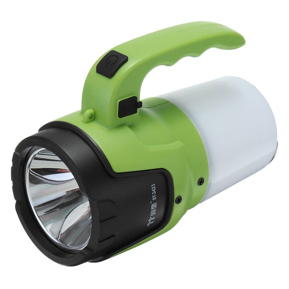 Strong Camping Light Flashlight USB Rechargeable Patrol Multi-function Outdoor Portable Miner's Lamp