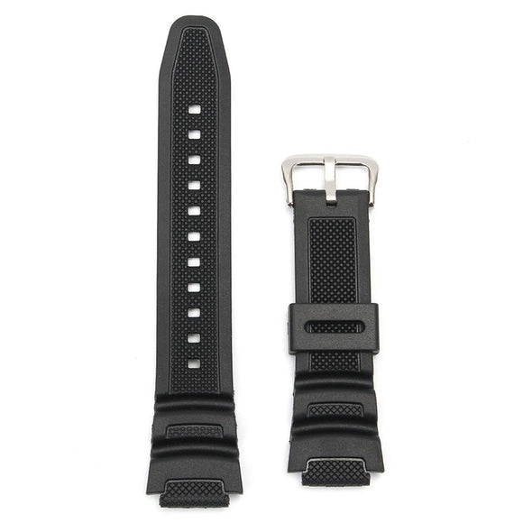 18mm Original Watch Strap Band For Casio SGW-300H SGW-400H SGW-300 SGW-400 Black