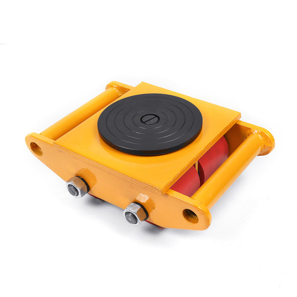 6T/13200lb Durable Machine Dolly Skate Machinery Roller Mover Cargo Trolley