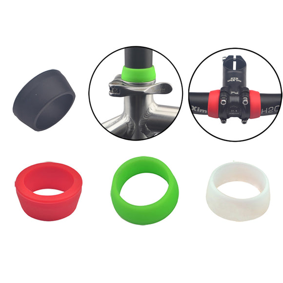 Small/Big Waterproof Dustproof Bicycle Silicone Seatpost Cover Ring MTB Road Bike Seat Protection