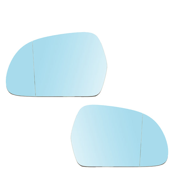 Blue Left Right Rearview Car Mirror Glass For Audi A4 B8 C6 2009-2012