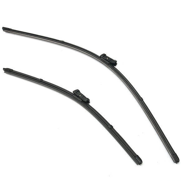 Pair Front Wiper Blades Set For Audi A3/VW GOLF MK7 2012- 2016 RHD Vehicles