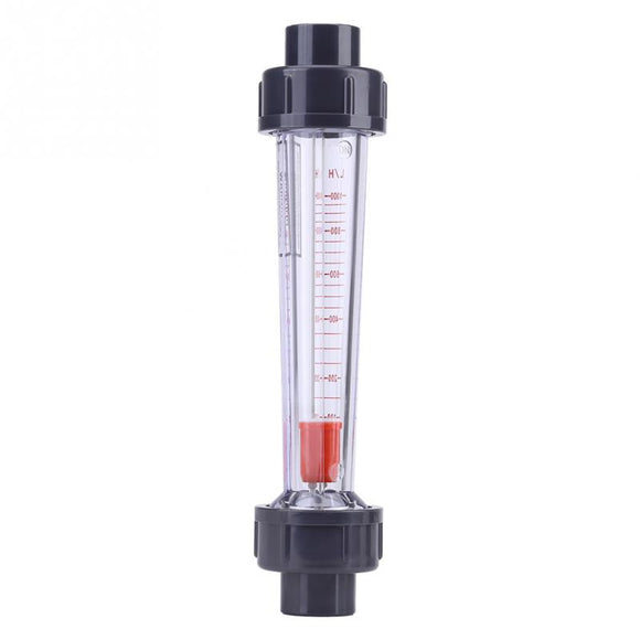 Water Flow Meter LZS-15 Plastic Tube Type Flowmeter 100-1000L/H Water Flow Meter Flowmeter Flow Measuring Instrument Tools