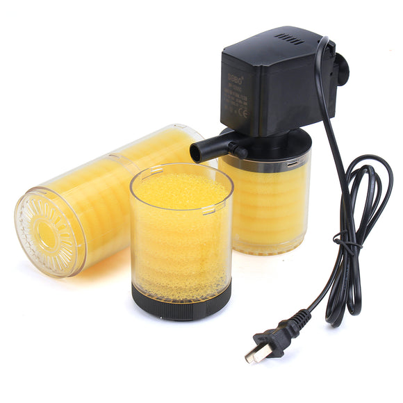 1200/1500 / 1800 L/H Aquarium Built-in Filter Water Cycle Oxygen Filter Pump