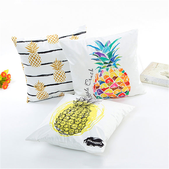 Honana WX-D8 45x45cm Silk Soft Fashionable Fruit Throw Pillow Case Waist Cushion Cover