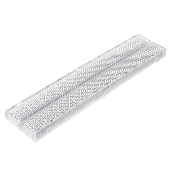 630 Holes Transparent Breadboard Protoboard DIY Kit Universal PCB Circuit Board Solderless