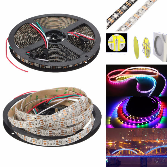 4M 240LEDS WS2812B 5050 RGB Waterproof IP65 LED Strip Light Individual Addressable DC 5V