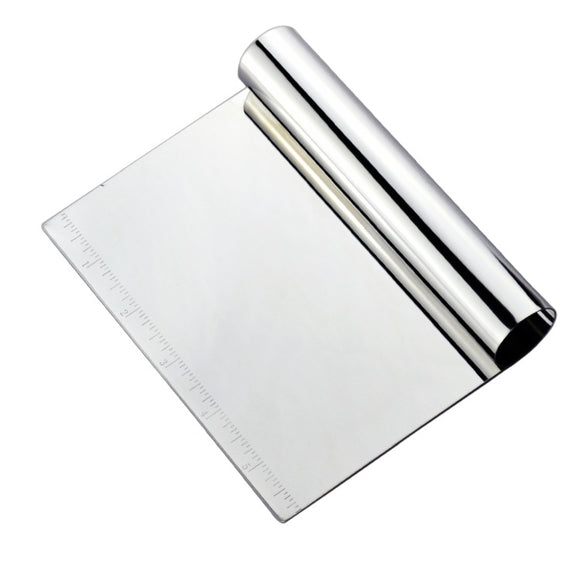 KCASA KC-DS068 Stainless Steel Pizza Butter Dough Scraper Cutter Fondant Cake Baking Pastry Spatulas