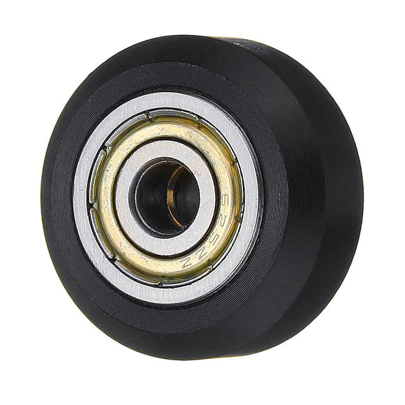 10pcs 625zz Flat Type Plastic Pulley Concave Idler Gear With Bearing for 3D Printer