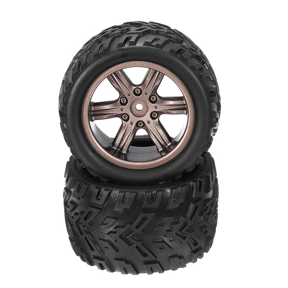 2PCS XLH 9120 1/12 2.4G 38km/h Desert Off Road RC Car Part Tires Wheel 16-ZJ01