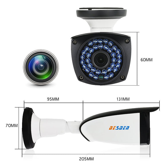 BESDER 1080P HI3518E CamHi APP Wifi IP Camera CCTV 2MP Outdoor Wireless Surveillance IP Camera