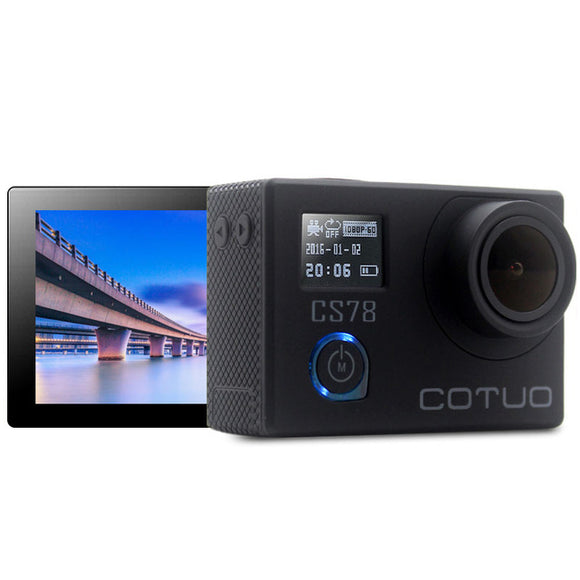 COTUO CS78 Notavek 96658 HD 30m Waterproof 2.0 Inch Screen 1080p 30fps 16MP Action Sport Cameraera