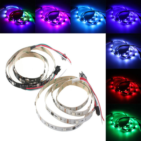 1M 7.2W DC 12V WS2811 30 SMD 5050 LED RGB Changeable Flexible Strip Light Individually addressable