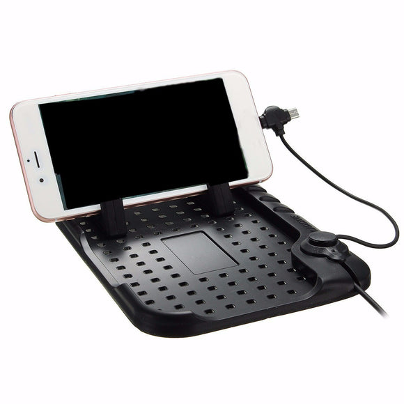 5/10/20PCS Non-Slip Car Micro USB 8Pin Charger Stand Dashboard Mount Holder for iPhone GPS Pad