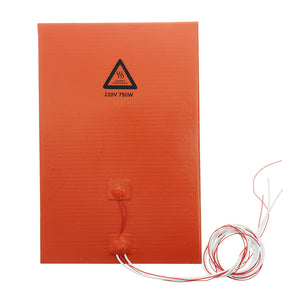 200x300mm 220V 750W Silicone Heated Bed Heating Pad For 3D Printer
