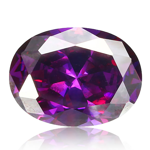28.35ct 20x15mm Purple Oval Elliptical Cut Gemstone VVS AAA Jewelry Loose Gems Decorations