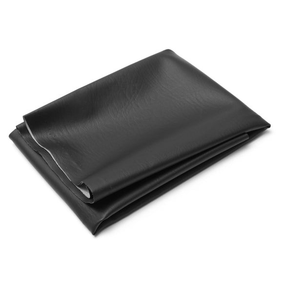 Universal 90X67.5cm/35.4X26.6in Motorcycle Leather Seat Cover Scooter Vehicle Cushion Hood Black