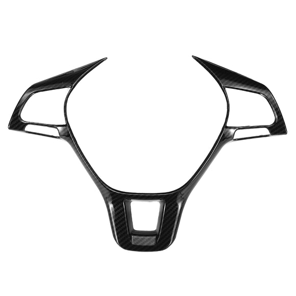 Carbon Fiber Look ABS Steering Wheel Cover Trim For VW Golf  2015-2020