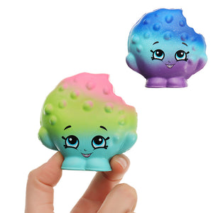2Pcs Bite A Cookie Squishy 6.5*3.5cm Squishy Slow Rising Soft Collection Gift Decor Toy