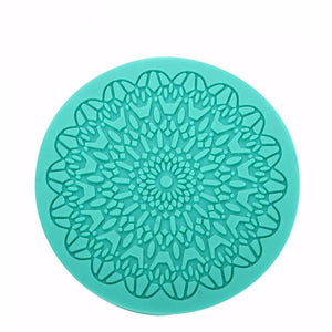 Flower Carving Silicone Fondant Mold Cake Decorating Mould Gum Paste Sugarpaste Mold FDA LFGB