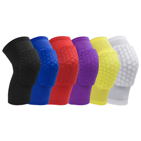 Mens Womens Outdoor Sport Protective Knee Pad Anti-slip Collision Avoidance Knee Sleeve Kneepad