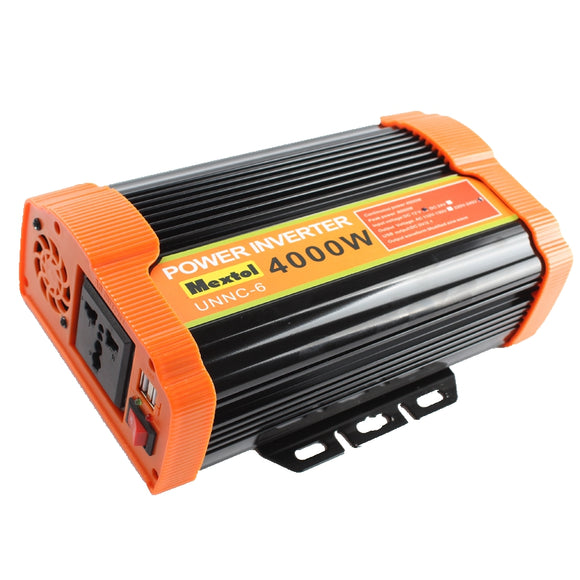 Solar Power Inverter 4000W 12V DC To 220V AC Modified Sine Wave Converter