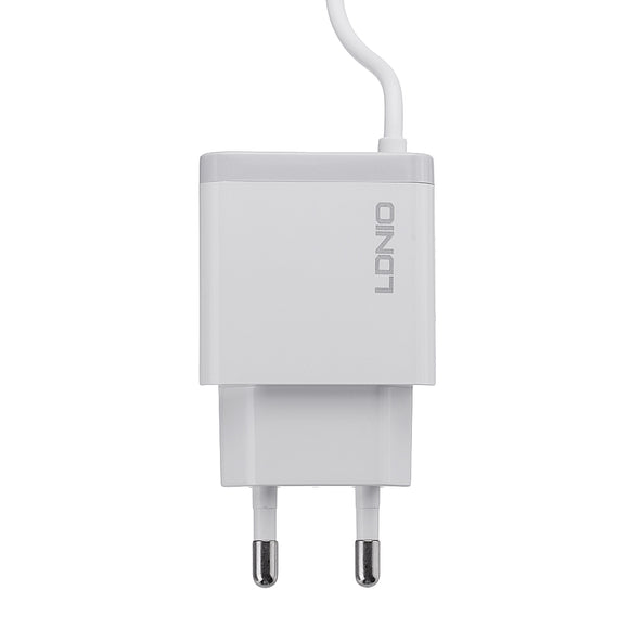 LDNIO 3.1A 15.5W Micro USB Dual USB Charger EU Adapter for Nokia X6 Xiaomi Mi A2 Pocophone F1