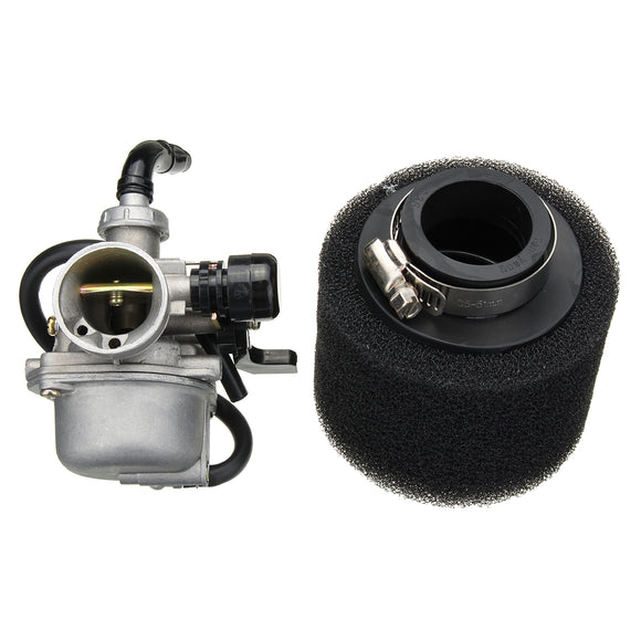 19mm Carburetor Carby & Air Filter Choke Left For PZ19 50cc 90cc 110cc Pit Bike