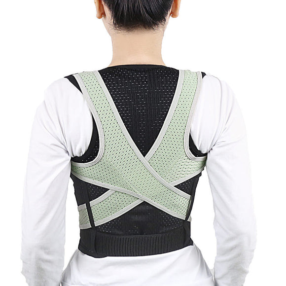 IPRee Back Support Adjustable Breathable Posture Corrector Braces Humpback Correction Belt