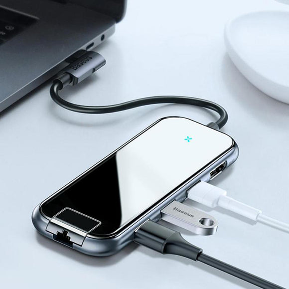 Baseus Type C PD Multi USB Fast Transfer Multifunction Converter Hub Adapter For iP Notebook Air/Pro Huawei Matebook E/XPro Xiaomi Air 12.5/Mi Game Book Notebook Desktop Computers