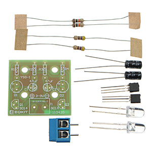 20pcs Bright DIY LED Flash Kit Simple 3-9V Electronic Production Kit