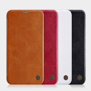 NILLKIN Flip Shockproof Card Slots Holder Full Cover PU Leather PC Protective Case for iPhone 11 Pro 5.8 inch