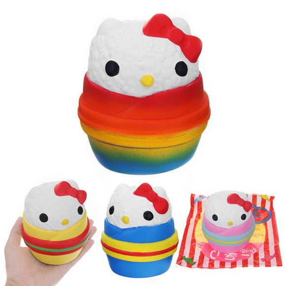 Angie Squishy Onigiri Sushi Jumbo 12cm Scented Slow Rising Gift Decor Toy
