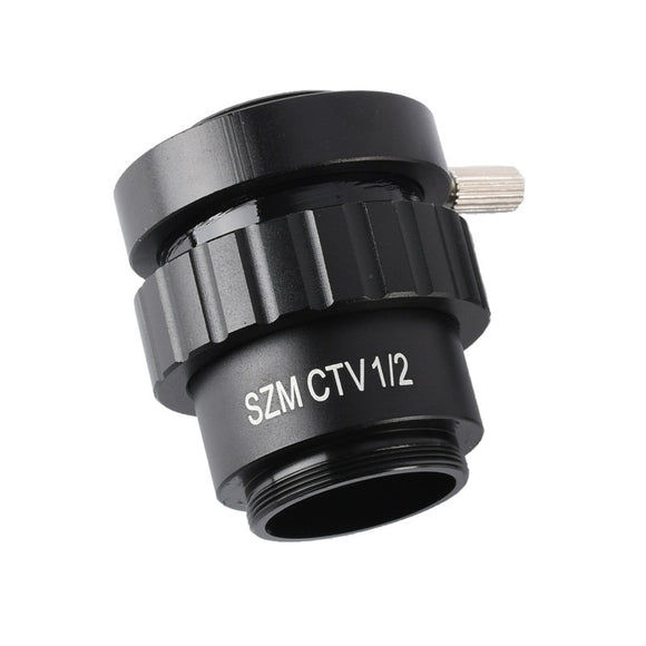 KOPPACE 1/2 CTV Trinocular Stereo Microscope C-Mount Interface 25mm Camera Interface Microscope Camera Adapters