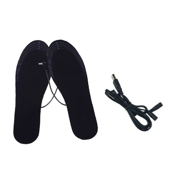 Male/Female Electric Heated Shoe Insole Warm Socks Feet Heater USB Winter Foot Warmer Pads