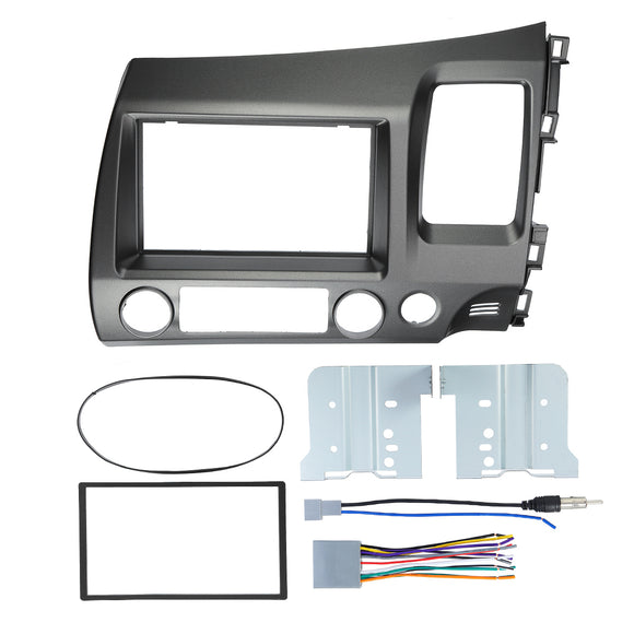 Radio Stereo Double 2 Din Dash Kit For Honda 2006-2011 Right Hand Drive