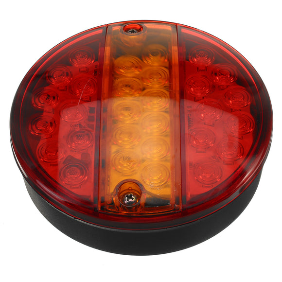 2Pcs 12V Led Tail Light Hamburger Rear Lamp Stop Indicator Brake 4 Function