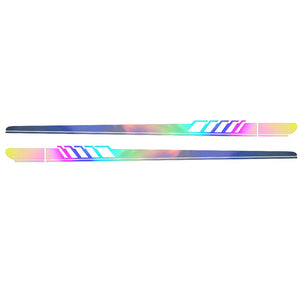 2pcs Body Both Side Graphics Vinyl Long-Stripe Reflective Colorful / Solid Color Car Decal Sticker