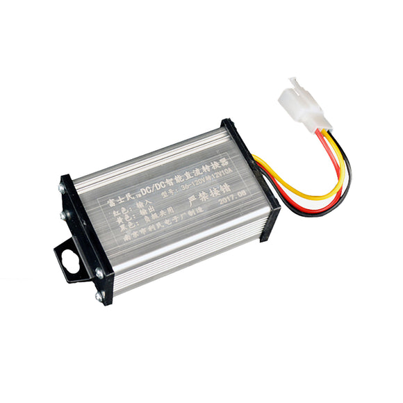 DC 36V-72V To 12V 10A Converter Adapter Transformer For Scooter E-bike Original Car Lights Converter Voltage Regulator