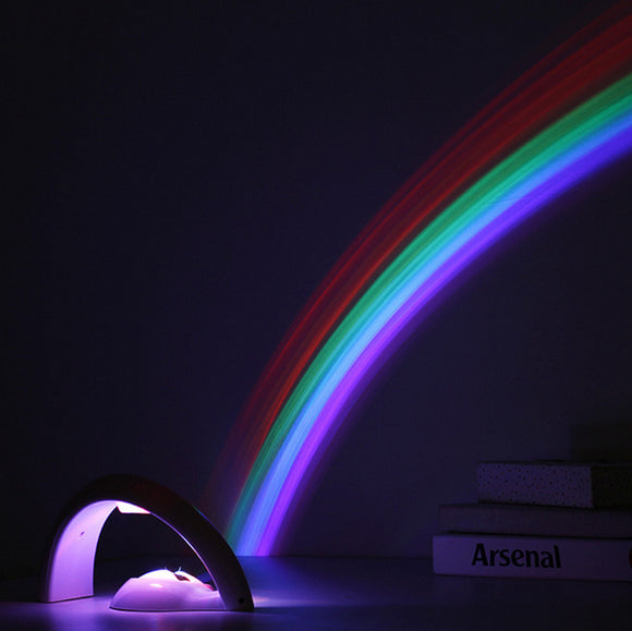 Amazing Colorful LED Rainbow Light Baby Kids Children Child Night Light Atmostphere Light