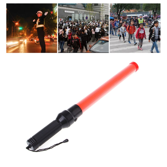 U21 6 x LEDs 2 Modes Red Light Portable Indicator Light Work Light Baton Traffic Flashlight