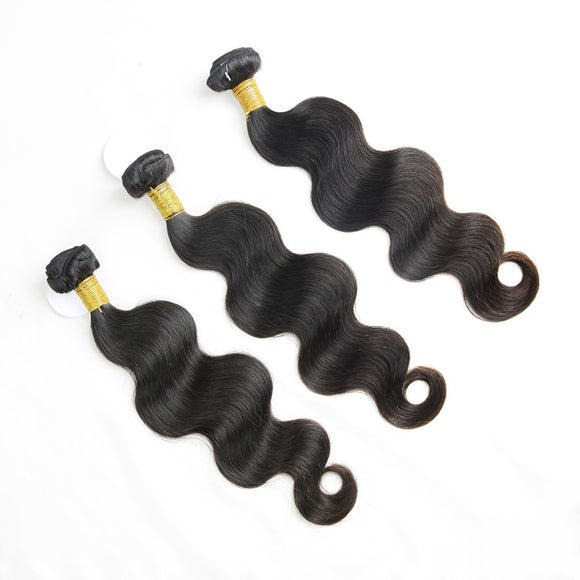 6A Brazilian Virgin Unprocessed Body Wave Wavy 100% Real Human Hair Extension