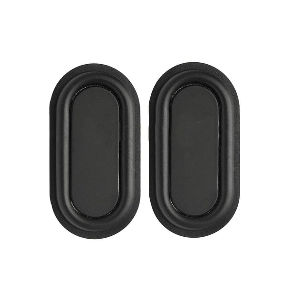 1 Pair Bass Speaker Plate Passive Radiator Auxiliary Bass Rubber Vibration Plate 78x41mm