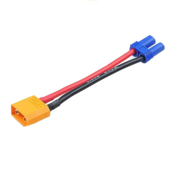 EC5 Female to XT90 Male Plug Adapter Connector 12AWG Cable 100mm 120mm Optional