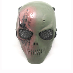 High-strength Engineering TPR Skull Skeleton Full Face Mask With Foam Strap Adjustable For Hallo