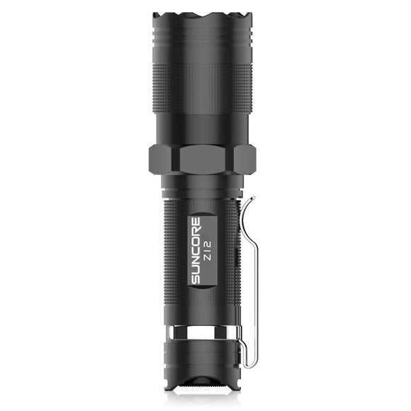 SUNCORE Z12 280 Lumens Flashlight Zoomable AA Battery Camping Hunting Work Lamp Portable Emergency Lantern