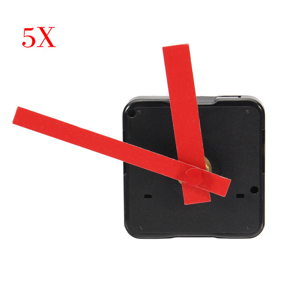 5pcs Silent DIY Quartz Clock Movement Mechanism Mute Hands Repair Tool Parts Kit