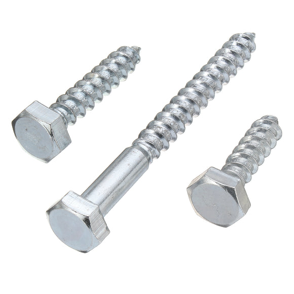 10PCS M10 Carbon Steel Hexagon Head Tapping Screw Industry 40mm 50mm 100mm Length