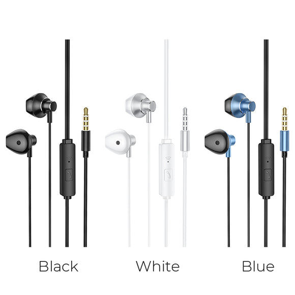 HOCO M75 Magnetic Headphone 3.5mm AUX Jack Wired Earphone Stereo Music Sport Hifi Headset with Mic