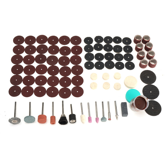 90pcs Mini Rotary Tool Burr Grinding Polishing Carving Accessories Kit Set